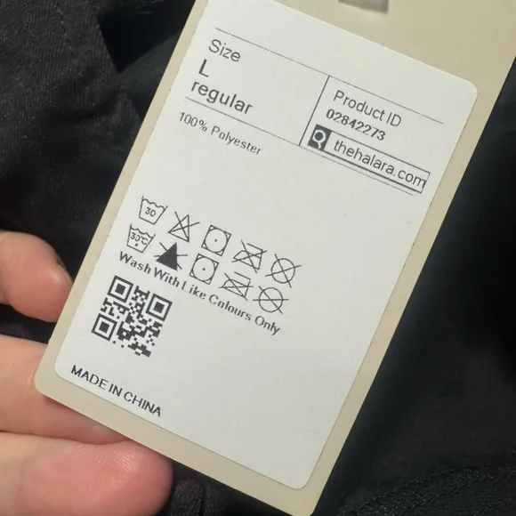 NWT HALARA Black Women's Jogger Pants Size large - Picture 5 of 5